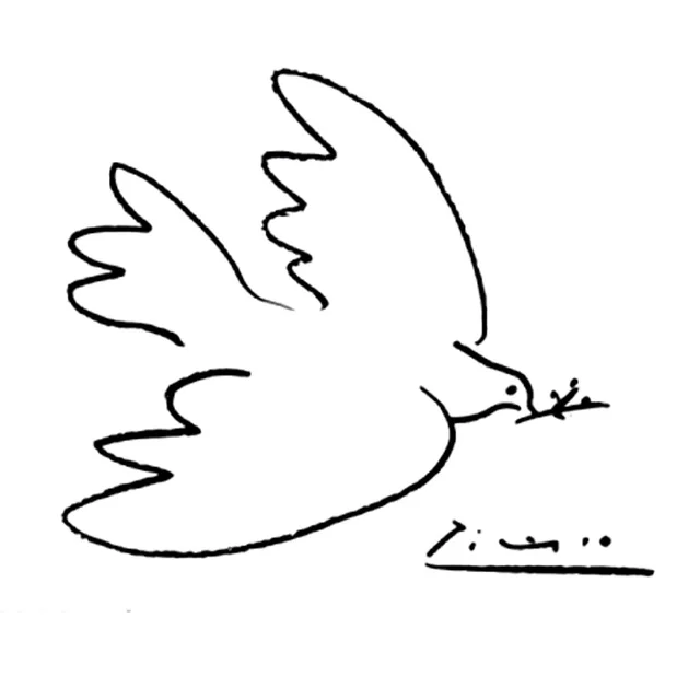 Input scribble of a pigeon